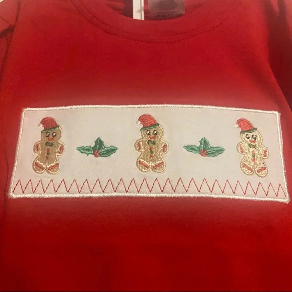 NWT Gingerbread Men Holiday Outfit